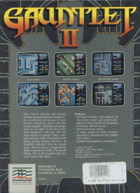 Gauntlet II Commodore 64 US box art